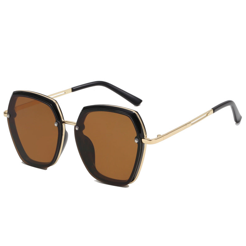 Women's fashionable sunglasses in trendy hexagon design Kalsten