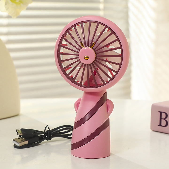 Women portable USB hand fan with cute design Kalsten