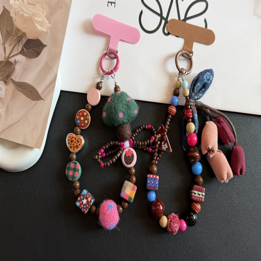 Decorative Beaded Charm Keychain Kalsten 1790135023