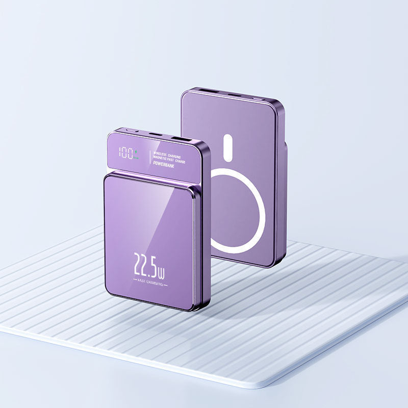 Portable power bank with wireless charging function and digital temperature display Kalsten