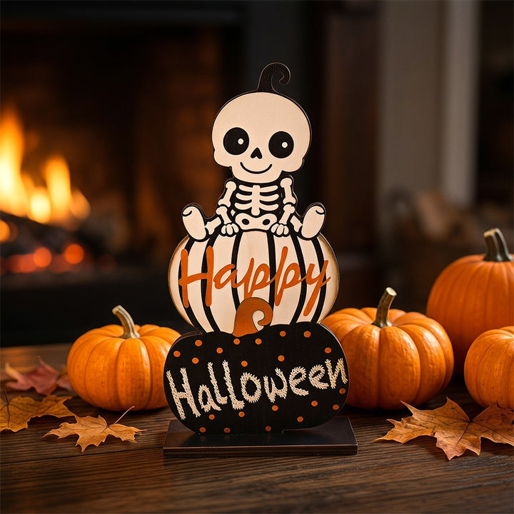 Halloween decoration figure with stacked pumpkins Kalsten