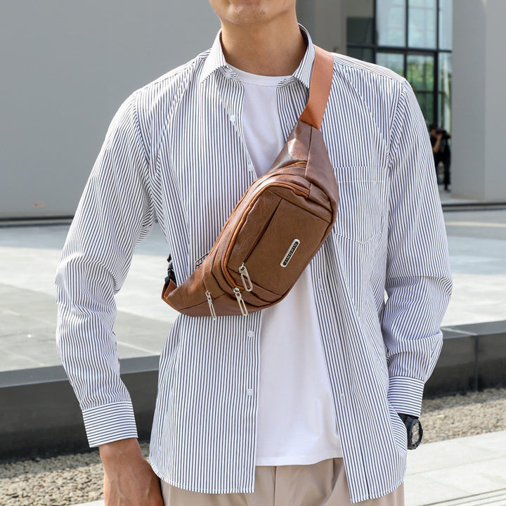 Casual Leather Fanny Pack