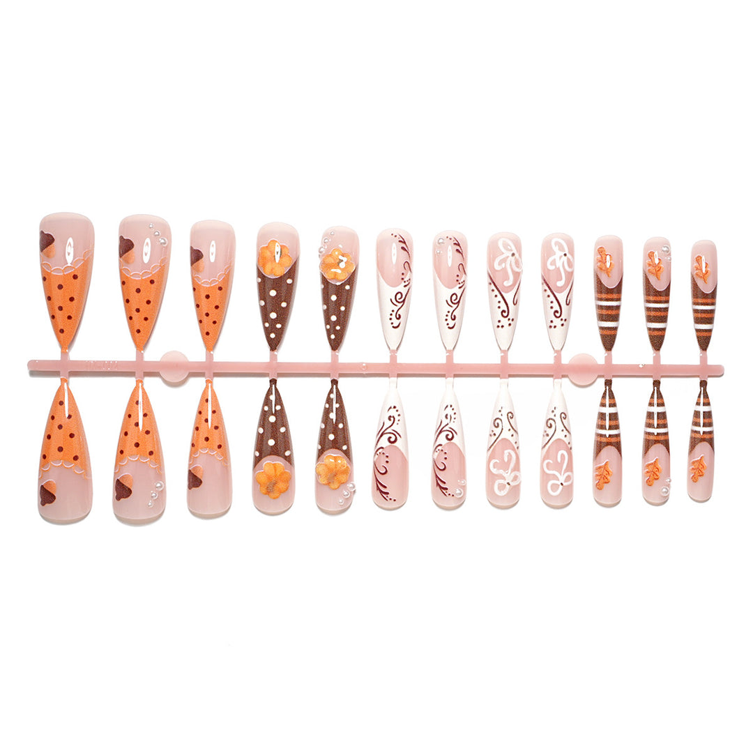 Artistic Seasonal Press-On Nail Set