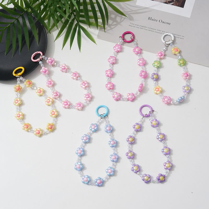 Floral Beaded Phone Chain kalsten
