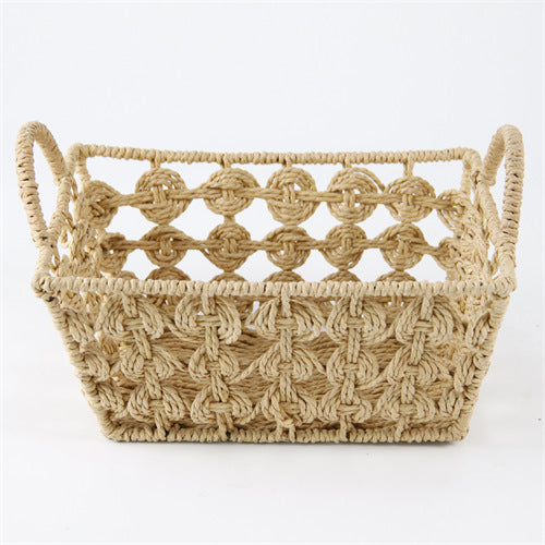 Rectangular Woven Storage Baskets Kalsten