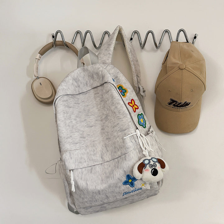 Casual Floral-Embroidered Backpack Kalsten