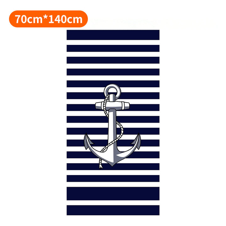 Beach towel with tropical flamingo design Kalsten