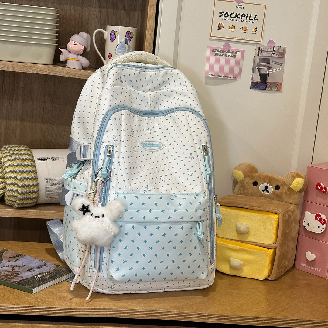 Decorative Star-Patterned Backpack Kalsten
