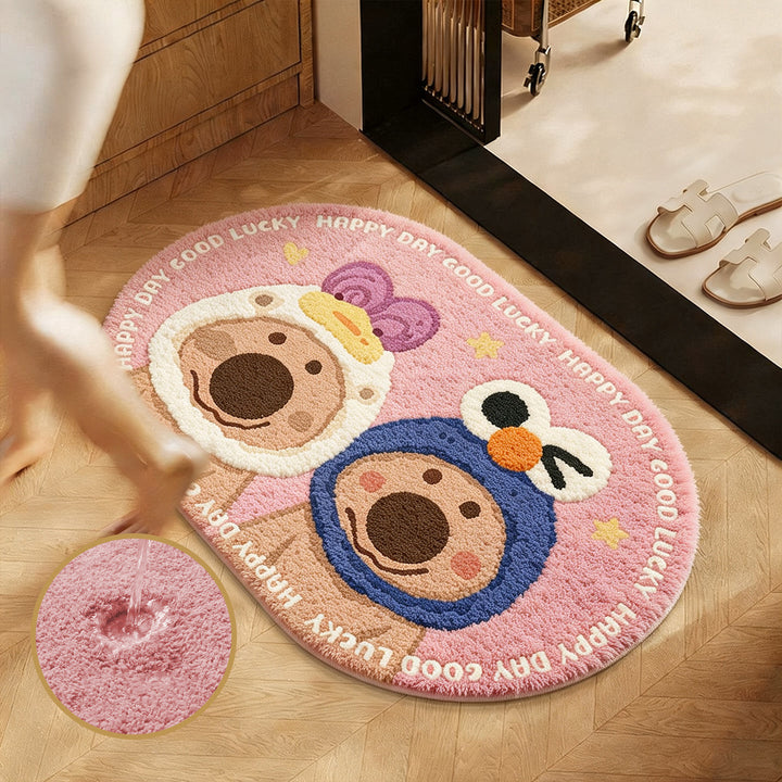 Cartoon Character Bath Rug for Home