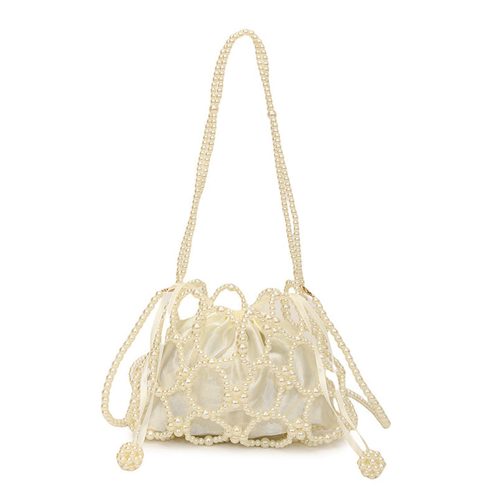 Beaded Drawstring Evening Purse