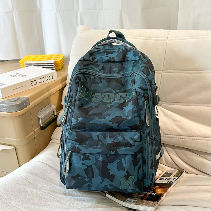 Durable Camo-Printed Day Backpack Kalsten