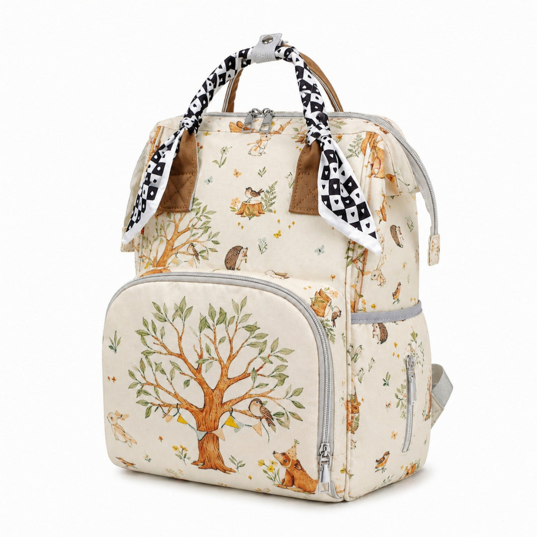 Floral Design Multi-Functional Travel Backpack Kalsten