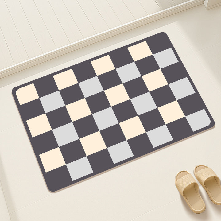 Geometric Pattern Kitchen Mat