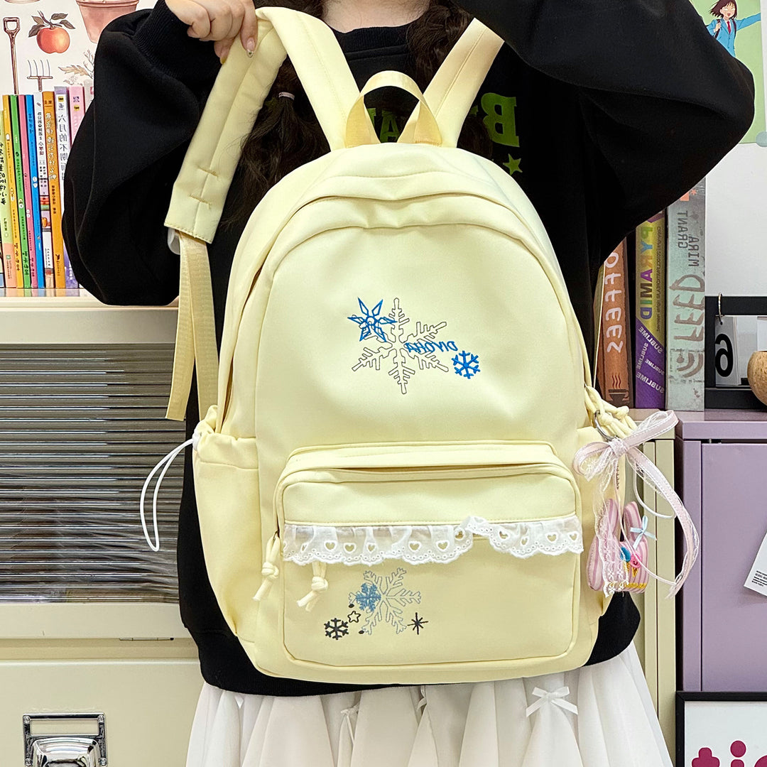 Stylish Embroidered Casual Backpack Kalsten