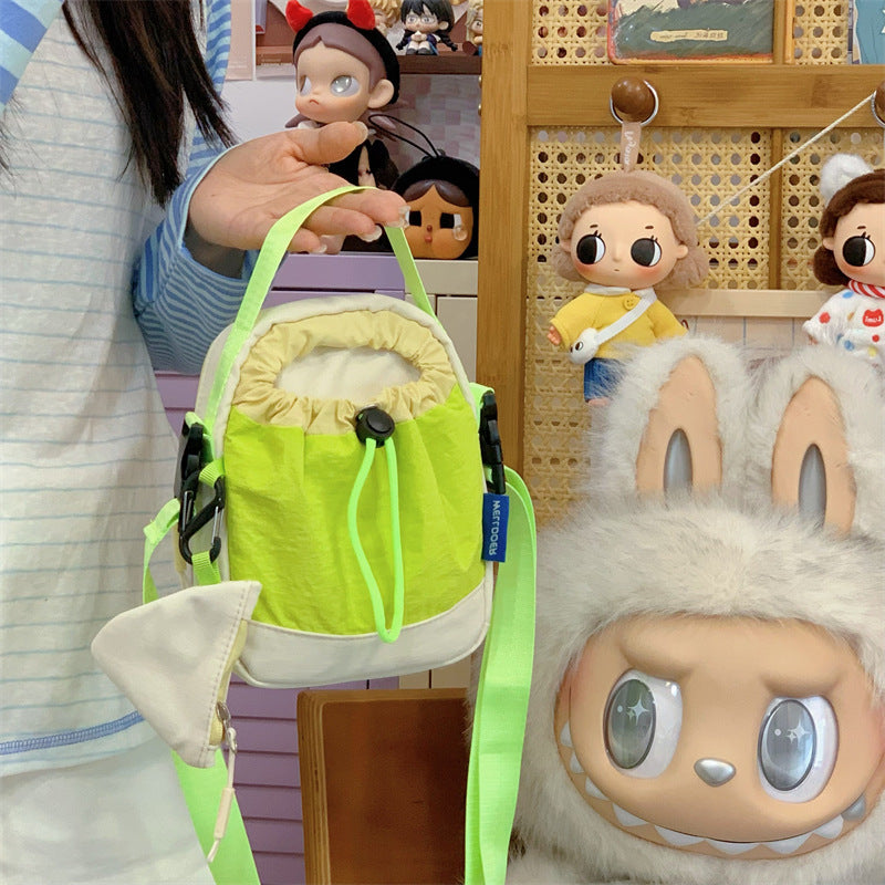 Compact Drawstring Bucket Bag Kalsten