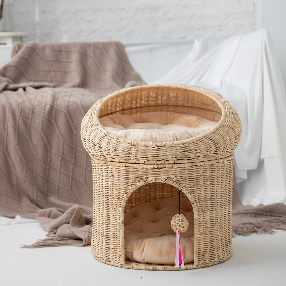 Cozy cat basket with play ball Kalsten
