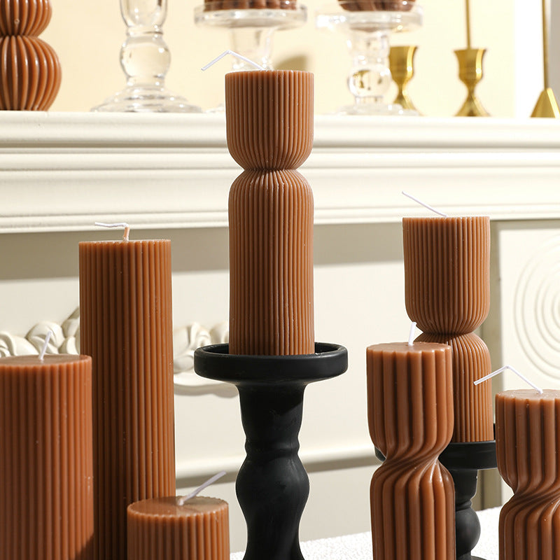 Hand-poured Slender Tapered Dinner Candle