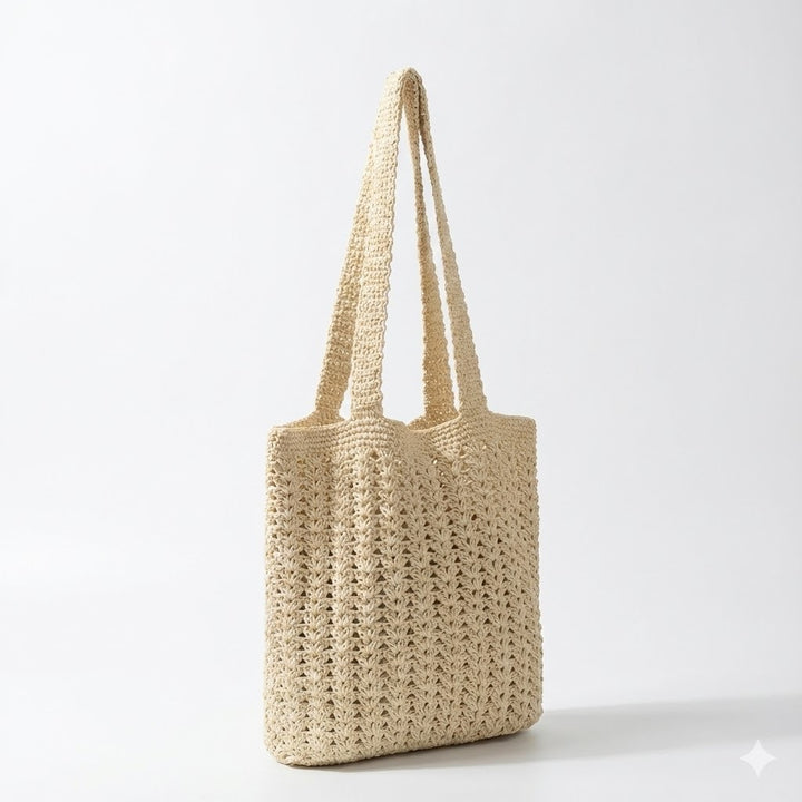 Handcrafted Shopping Bag Made of Fine Natural Material Kalsten