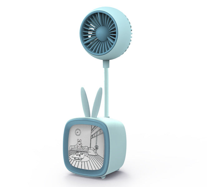 Unisex Cute Bunny-Themed Rechargeable Desk Fan Kalsten