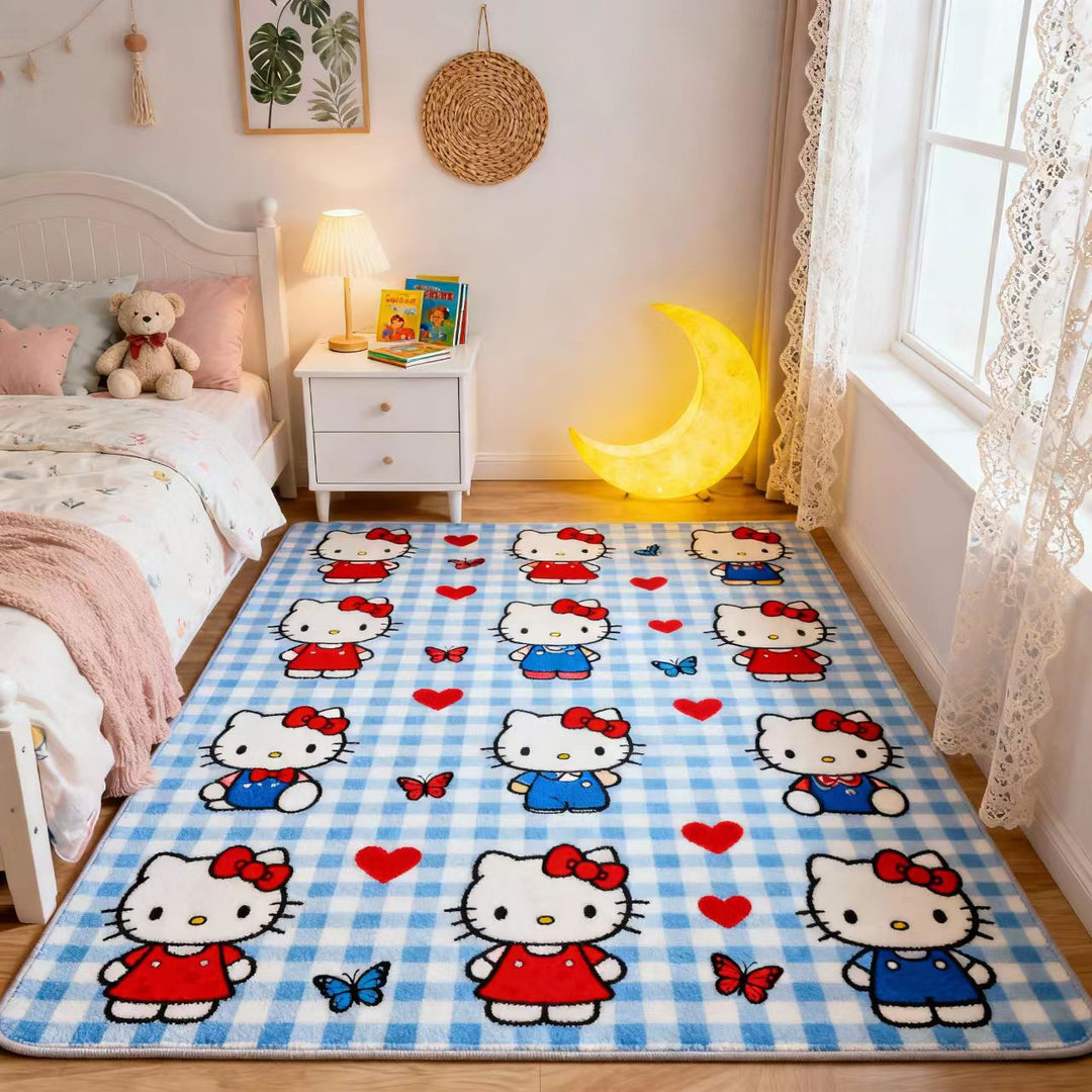 Hello Kitty-Themed Plush Floor Mat Kalsten