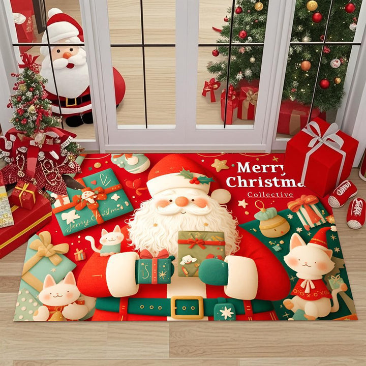 Festive Christmas-Themed Decorative Doormat Kalsten