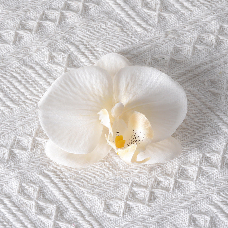 Elegant Artificial Orchid Hair Clip