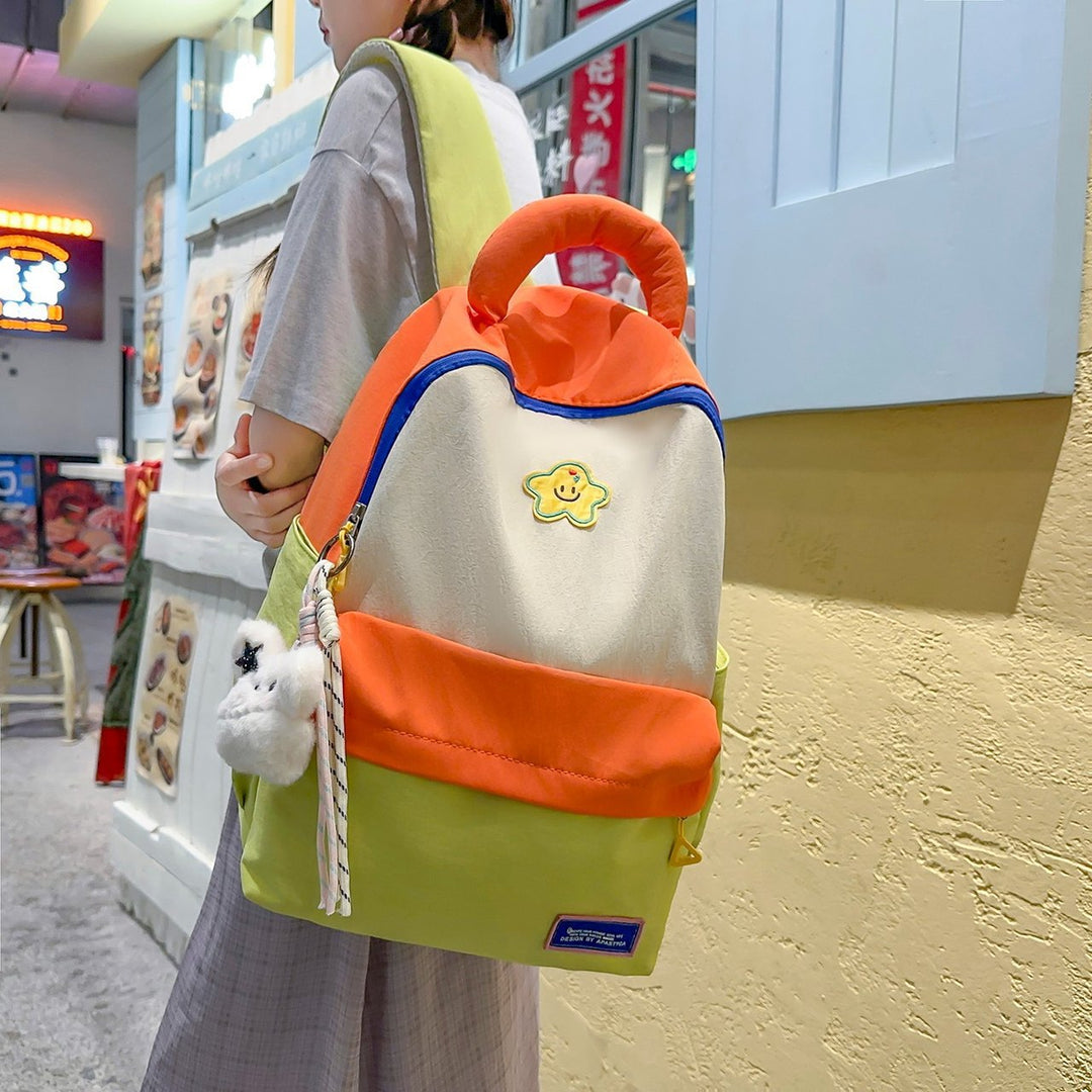 Fun Character Embroidered Backpack Kalsten