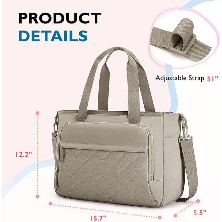 Quilted Multi-Purpose Work Tote Kalsten