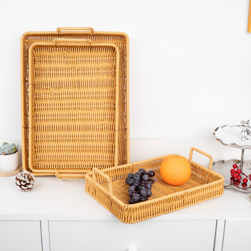 Handwoven Serving Tray Kalsten