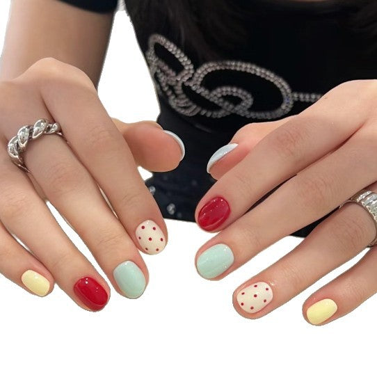 Glossy Ombre Press-On Nails Set Kalsten