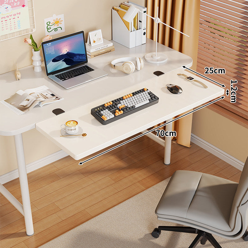 Long Under-Desk Pull-Out Sliding Keyboard and Work Surface Shelf