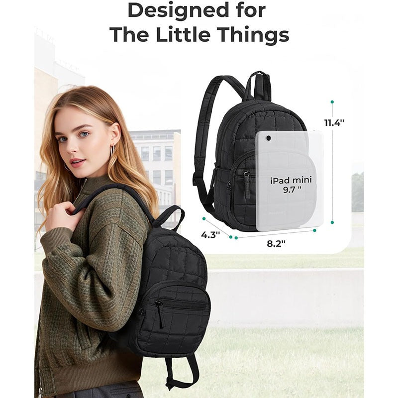 Quilted Compact Backpack Kalsten