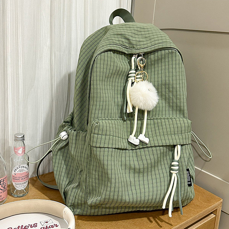 Textured Patterned Casual Backpack Kalsten