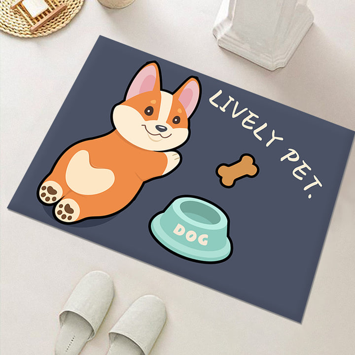 Cute Cat-Themed Indoor Area Mat