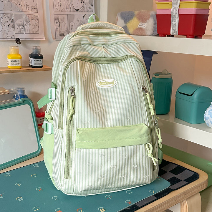 Stylish Striped Backpack Kalsten