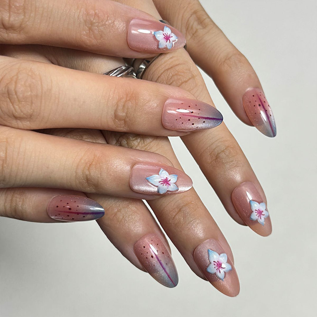 Artistic Press-On Nail Set with All-Size Coverage Kalsten