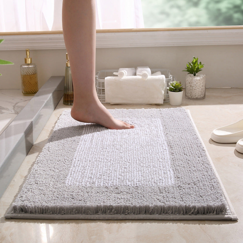 Plush Textured Bath Mat