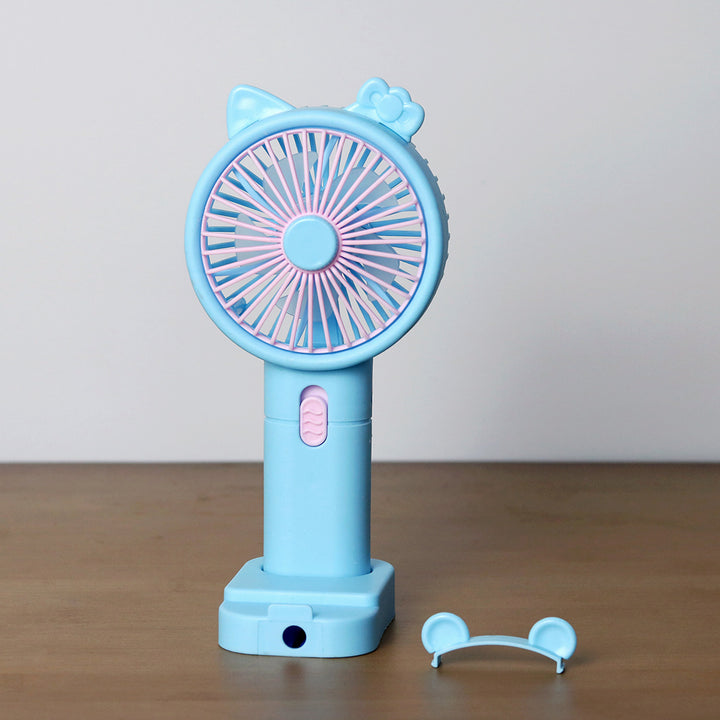 Unisex Portable Handheld Fan with Creative Cat Ears Design Kalsten