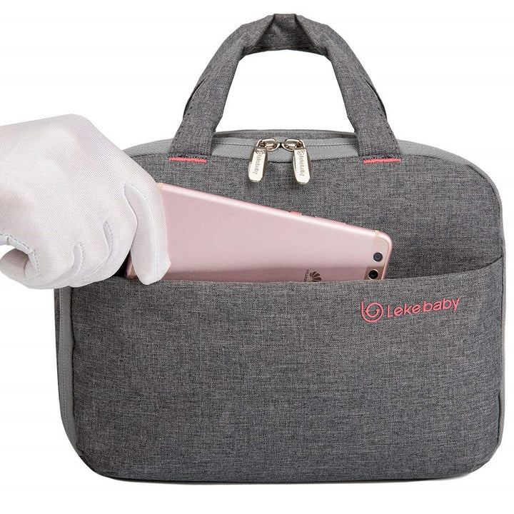 Unisex cooler bag with two opening types and insulating interior Kalsten