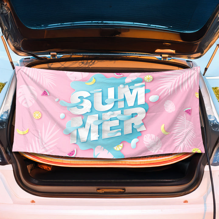 Beach blanket with cheerful summer motif Kalsten