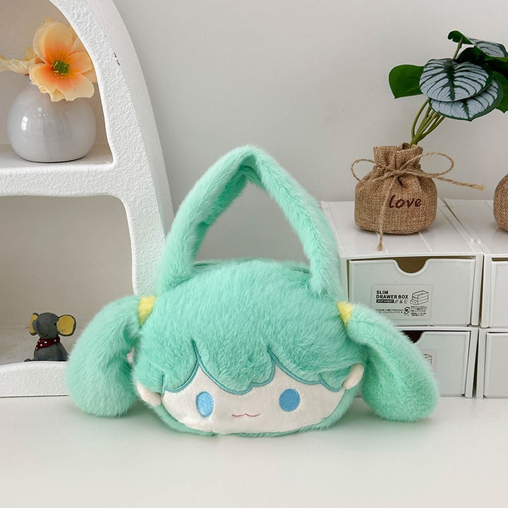 Playful plush handbag with ears and character design Kalsten