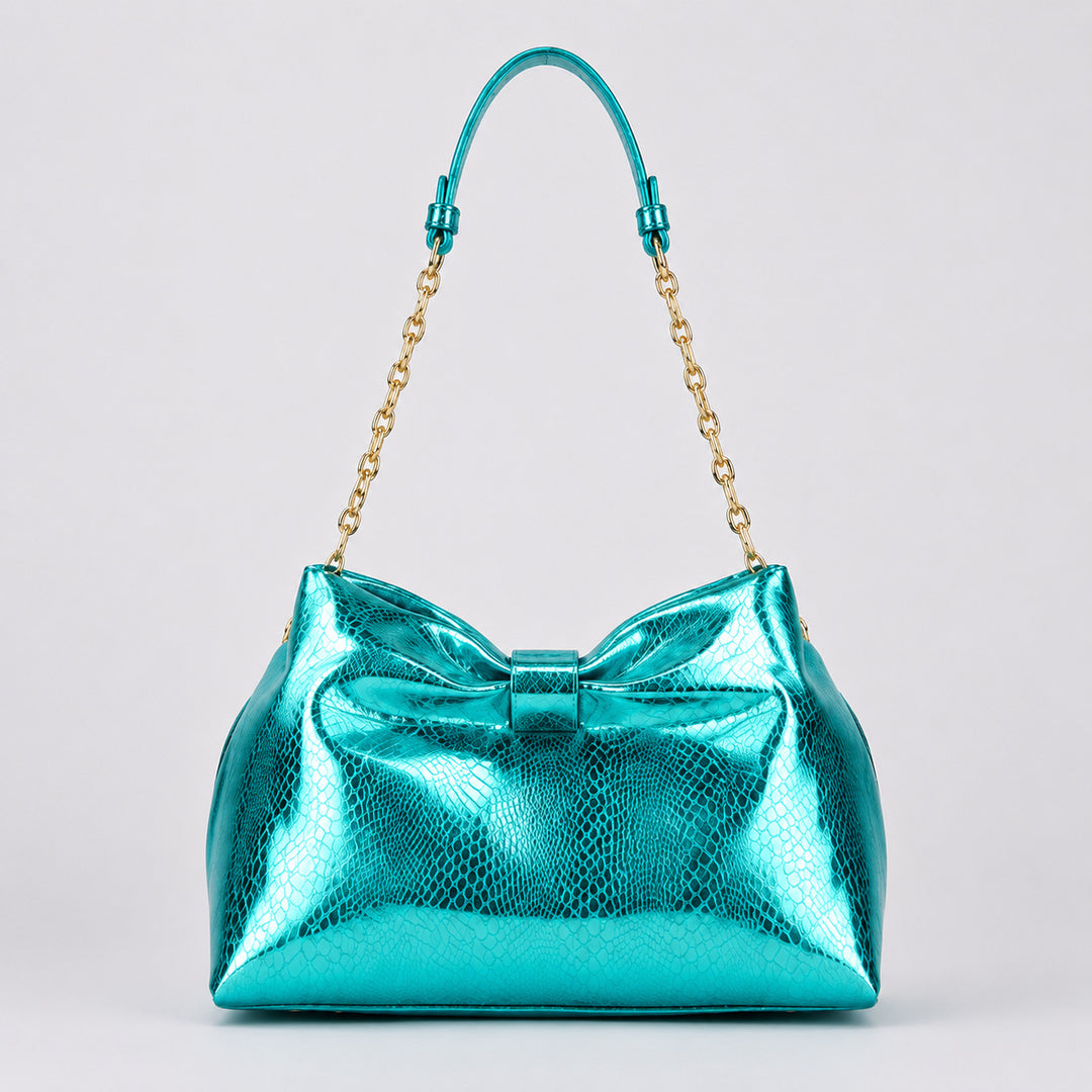 Decorative Metallic Handbag