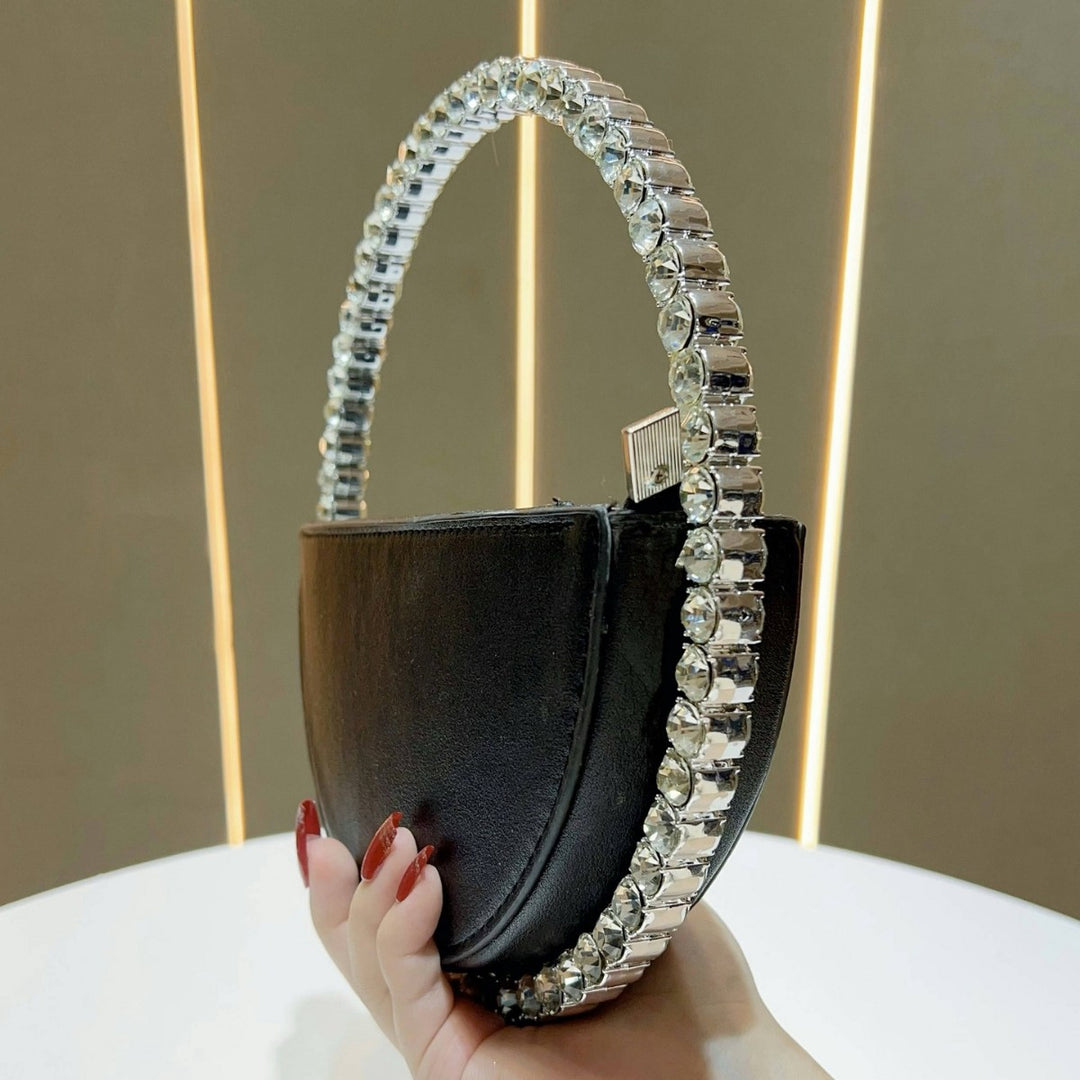 Crystal-Handled Evening Purse