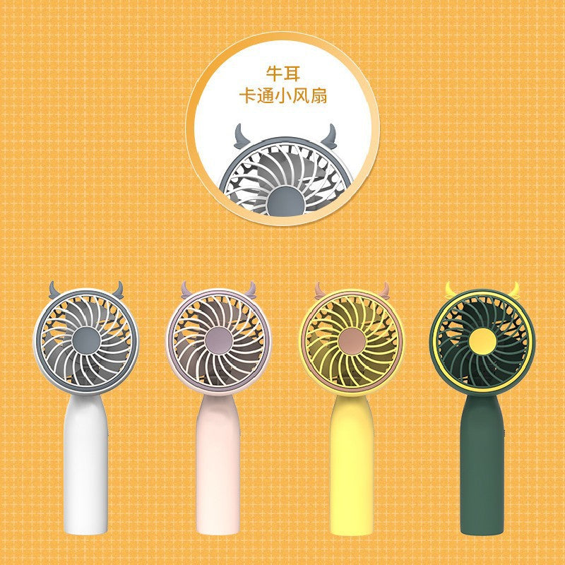 Ladies portable hand fan in creative Hornedesign Kalsten