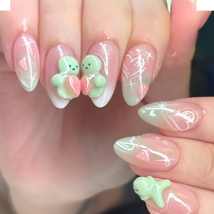Artistic 3D Gel Nail Art Kalsten