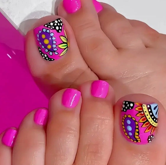 Decorative Pedicure Nail Art Enhancements Kalsten