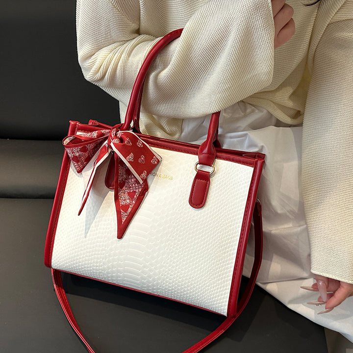 Elegant Handcrafted Quilted Tote Bag