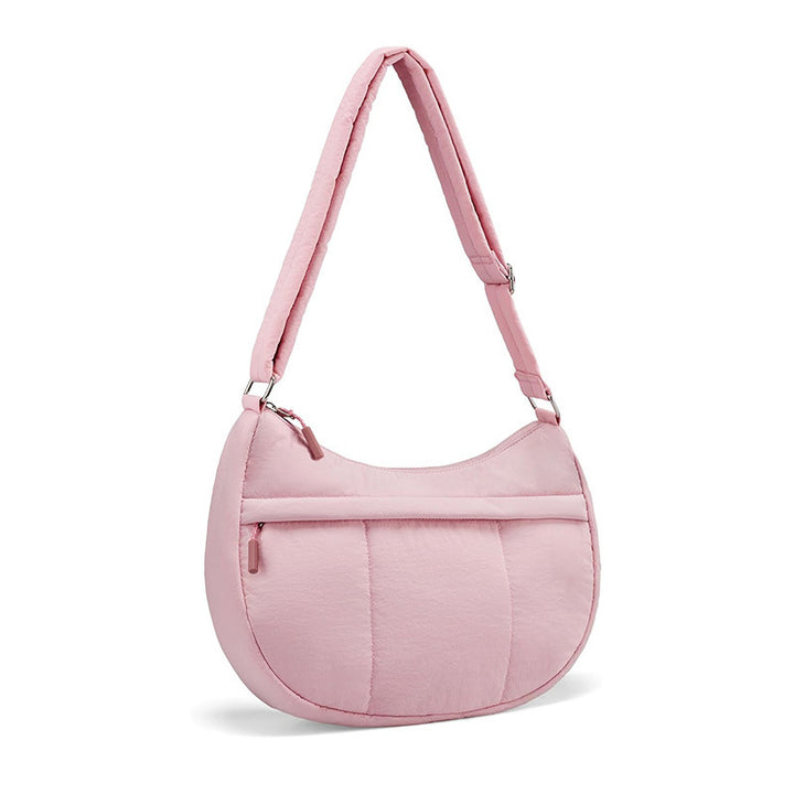 Fashionable shoulder bag with padded shoulder strap and multiple compartments Kalsten