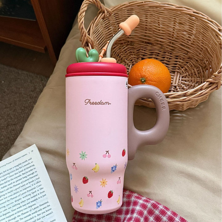 Women's drinking container with cheerful cat design Kalsten