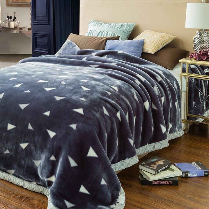 Decorative Fleece Throw Blanket Kalsten